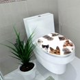 thumbnail image 4 of ziyahi Creative 3D Toilet Stickers Bathroom Stickers Toilet Decorative Decals Cat Dog, 4 of 8