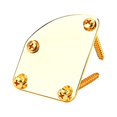 thumbnail image 1 of Wweixi 4 Holes Guitar Neck Plate Mounting with Screws Instrument Repairing Board Maintenance Accessory Professional Learner Gold, 1 of 8