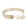 thumbnail image 3 of Stylish Shiny Mirror Metal Waist Belt for Women Adjustable Small To Plus Size, 3 of 4