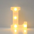 thumbnail image 1 of Light Up Letters,LED Marquee Letter Lights Sign,Light Up Alphabet Letter for Home Party Wedding Decoration,26 Alphabet Big Lights Letter for Party Birthday Christmas Decor Warm White Letter Light, 1 of 9
