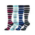thumbnail image 1 of CAROOTU Compression Socks for Women & Men Circulation-Compression Socks 20-30 mmHg for Running Sport Nurse, 1 of 7