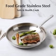 thumbnail image 3 of Koch Systeme CS 12 inch Stainless Steel Frying Pan, Skillet for Professional Cooking, Induction Compatible, 3 of 6