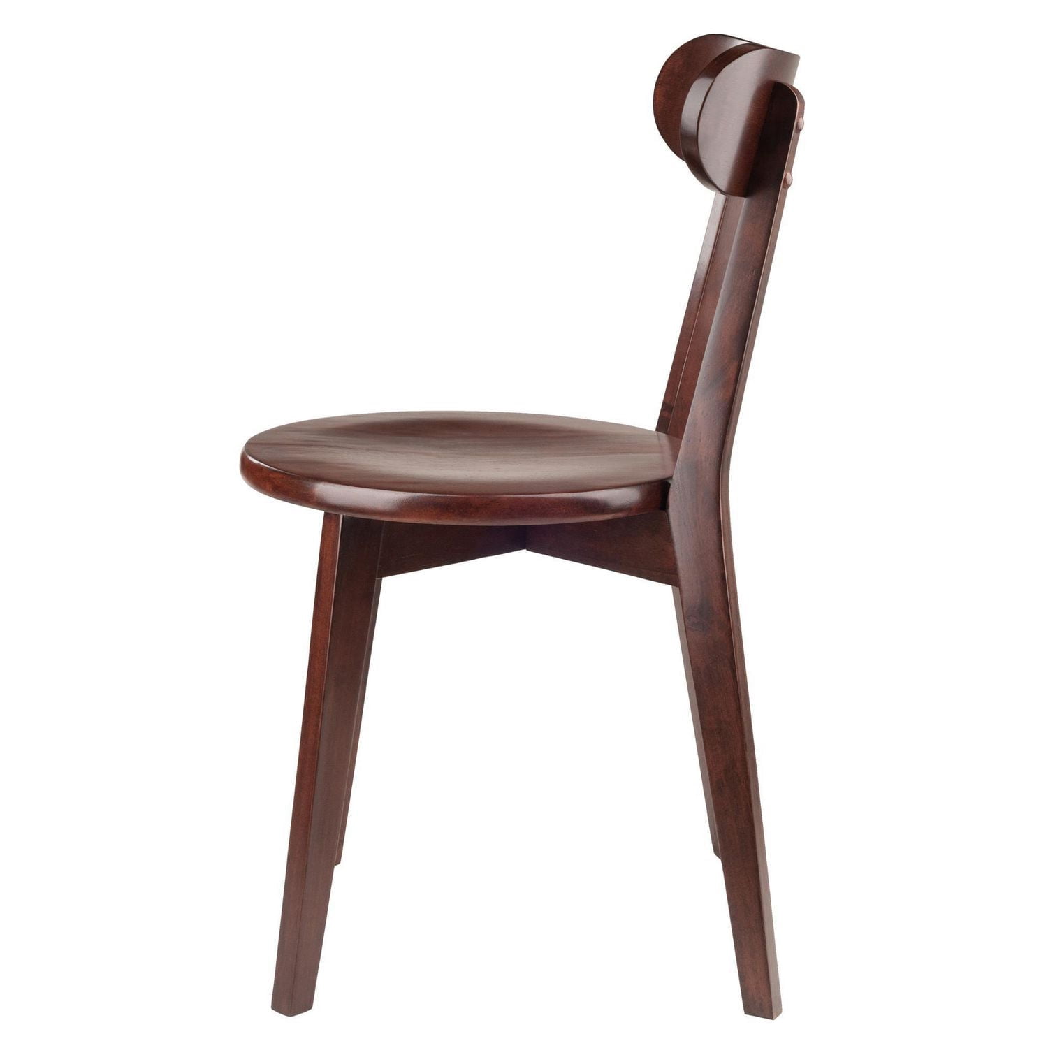 Ensemble de 2 chaises Pauline Winsome finition Noyer