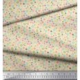 thumbnail image 2 of Soimoi Satin Silk Fabric Flower Artistic Decor Fabric Printed Yard 42 Inch Wide, 2 of 3
