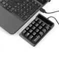 thumbnail image 3 of Amdohai USB Wired Numeric Keypad Mechanical Feel Number Pad Keyboard 19 Keys Water-proof for Laptop Desktop PC Notebook Black, 3 of 7