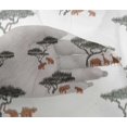 thumbnail image 4 of oneOone Viscose Chiffon Fabric Tree & Animals Ikat Print Sewing Fabric BTY 42 Inch Wide, 4 of 4