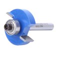 thumbnail image 1 of 2-Flute T-Slot Router Bit with 6.35mm Shank - YG8 Alloy Cutter Head & 45# Carbon Steel Body, 9.52mm Blade Diameter/Length, Heat-Resistant Coated Woodworking Tool for MDF, Solid Wood, Plywood,, 1 of 6