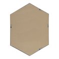 thumbnail image 4 of Kate and Laurel Rhodes Modern Hexagon Wall Mirror, 31" x 22", Dark Silver, Chic Geometric Wall Mirror, 4 of 7