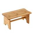 thumbnail image 1 of KAKOWELY Toilet Stool Antislip Footstool Small Step Stool Wooden Step Footstool,15.35"X7.87"X6.69", 1 of 4