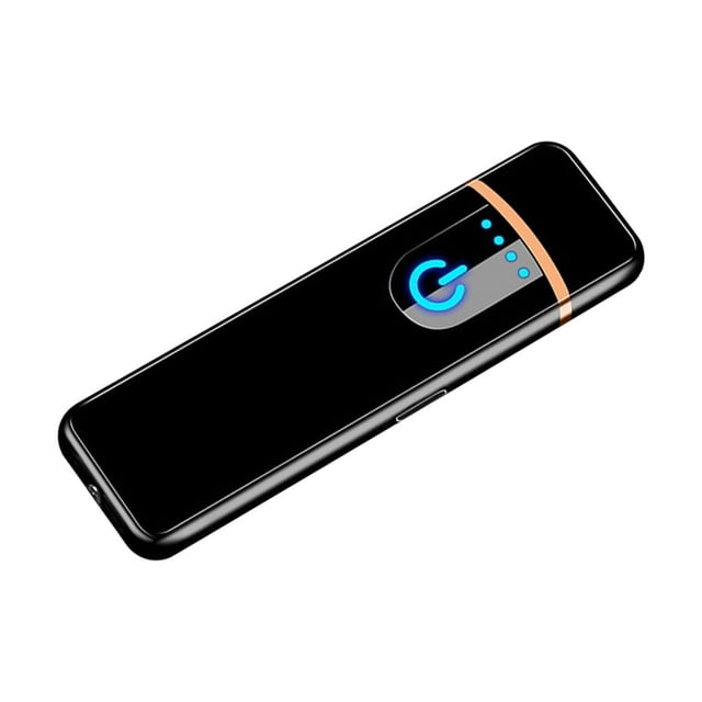 SDOTXA 2023 New Cigarettes Electric USB Charging Rechargeable Flameless Lighter Screen Induction Gold