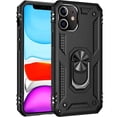 thumbnail image 1 of Supershield Armor-X Rugged iPhone 11 Case with Ring Holder - Black, 1 of 5