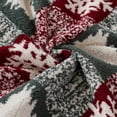 thumbnail image 3 of Holiday Time Cozy Throw Patchwork, 3 of 9