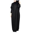 thumbnail image 1 of 2025 Mode pour Femmes Uni Chandails Athlétiques pour Femmes Couleur Manches Longues Tunique Décontractée Chandail à Fermeture Éclair Robe Chandail à Col Rond, 1 of 5