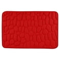 thumbnail image 2 of HOZADOIE Carpet Carpet Home Essentials 1Pc Memory Foam Bath Rug Embossed Bathroom Mat Water Absorbent and Washable Bath Rugs, Non-Slip, Thick, Soft and Comfortable Carpet for Show, 2 of 2
