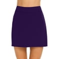 thumbnail image 2 of Ersazi Women Spring Dresses Clearance Sale Women's Active Performance Skort Lightweight Skirt for Running Tennis Sport Purple M, 2 of 4