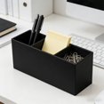 thumbnail image 1 of Vacemry Compartment Pen Holders Storage Box, Multi Functional Divided Desktop Organizer For Pens Cosmetics Stationery, Plastic Desktop Organizer For Home Office Study Desk Dressing Table Shelf Decor, 1 of 6