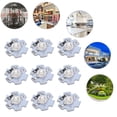 thumbnail image 4 of Light Source Chip, LED Lamp Bead High Power 0.5W 5V 25Pcs Easy To Install With Aluminum Plate For DIY Lighting Fixtures For Flashlights Blue Light: 455-460NM, 4 of 8