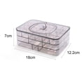 thumbnail image 2 of POINTERTECK Boîte de Rangement pour Bijoux Transparente pour Femmes Grande Capacité Boîtes à Bijoux pour Collier Boucles d'Oreilles Élastiques à Cheveux, 2 of 4
