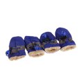 thumbnail image 1 of Winter Warm Lined Dog Boots Adjustable Drawstring Protectors For Small Medium Puppy Indoor Outdoor Use 4PCS, 1 of 6