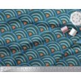 thumbnail image 2 of Soimoi polyester Crepe Fabric Scales Geometric Print Fabric by the Yard 42 Inch Wide, 2 of 3