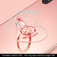 thumbnail image 4 of Cell Phone Ring Holder Stand, Transparent Phone Ring Stand Holder Cell Phone Ring Holder Finger Grip 360 Degree Rotation, 4 of 7