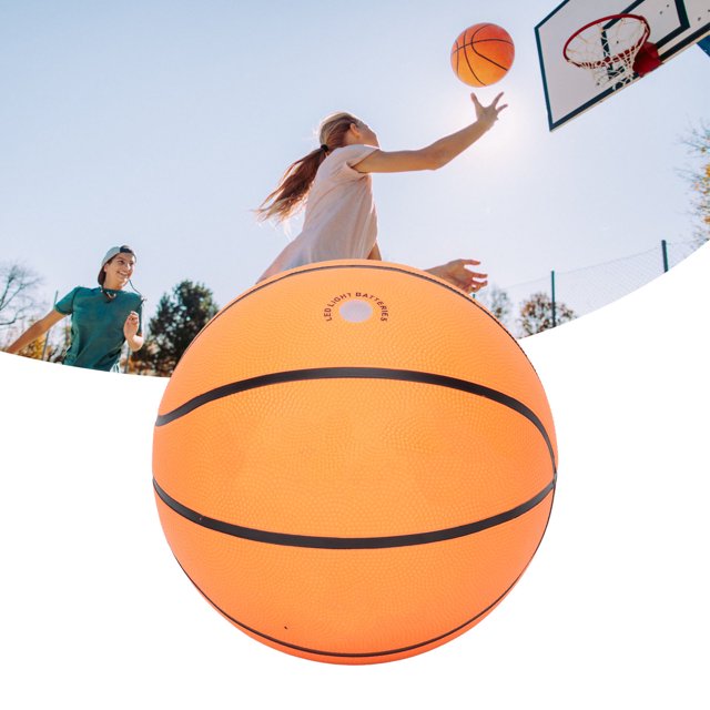 Ballon de Basket Lumineux, Taille 7 Haute Résistance à la Vibration pour Sports