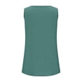 thumbnail image 4 of AherBiu Camisole pour Femmes Été Sans Manches Col Rond Décontractée Ample Couleur Unie Basique Camis T-Shirts, 4 of 7