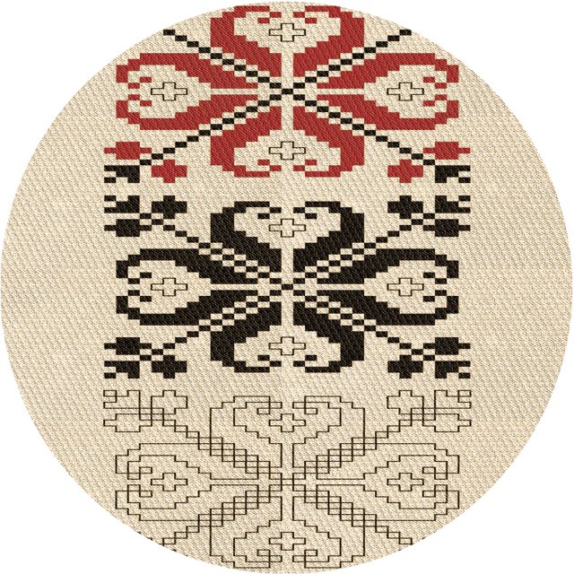 Ahgly Company Machine Washable Indoor Round Transitional Wheat Beige Area Rugs, 3' Round
