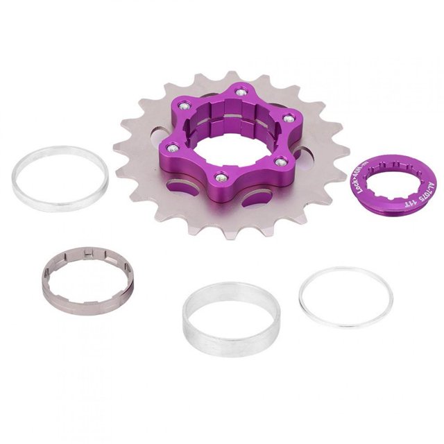 Zérodis Vélo Roue Libre, Vélo d'Acier Cassette à Vitesse Unique Roue Libre Accessoire de Cyclisme pour Vélo