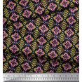 thumbnail image 2 of Soimoi Silk Fabric Aztec Geometric Fabric Prints by Yard 42 Inch Wide, 2 of 3