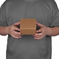 thumbnail image 4 of Small Shipping Boxes,Brown Corrugated Cardboard Box ,Small Box For Packaging Small Business,Corrugated Cardboard Box For Mailing Mailer Packing,Packing, Mailing, Moving, Business,4x4x2 in, 4 of 8