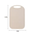 thumbnail image 3 of Cutting Board, Kitchen PP Chopping Board, Non-Slip, Hanging Hole Handle, for Meat Veggies, Double-Sided, Easy Clean Dishwasher Safe, Rounded Corners, Home Restaurant Camping, 3 of 7