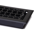 thumbnail image 4 of Steel Vent Cover 4"x10" All Metal Modern Floor Register By Caststo, Color Black Model- SM Oval, 4 of 6