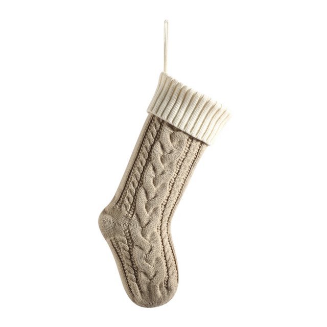 Thinsony Knit Comfortable And Exquisite Large Capacity Christmas Gift Socks To Hold All Gifts And Other Gifts Type H