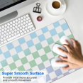thumbnail image 4 of Retro Chess Board Desk Mat,Orange Checker Gaming Mouse Pad,XXL Extended Mouse Pad Mat for Office,Computer,Keyboard with Non-Slip Base Stitched Eges Mousepad ,31.5x11.8in, 4 of 7
