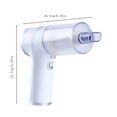 thumbnail image 3 of Vadktai Handheld Vacuum Cordless, 9000Pa Strong Suction, Mini Portable Vacuum Cleaner, Rechargeable and Lightweight Hand Vacuum for Car, Home, Pet Cleaning, 3 of 9