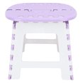 thumbnail image 2 of 9"  Plastic Step Stool, NonSlip Folding Stool with Handle, Portable Stool for Kitchen, Bathroom, Living Room, Foldable Stool for Adults and Kids, Blue, 2 of 7