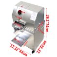 thumbnail image 2 of Electric Sugar Cane Ginger Press Juicer Sugarcane Juice Extractor Squeezer with Open Lid and Wheels 110V 660lbs/h 3-Roller, 2 of 9