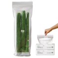 thumbnail image 2 of pdqouc 13" Long Freezer Bags Double Seal Reusable Produce Bag Easy Open Resealable Clear Plastic Bags for Carrot Spaghetti and Asparagus Storage (30 Count), 2 of 9