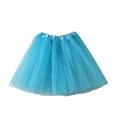 thumbnail image 1 of 2025 Robes Filles Douces Duveteuses Longues Robe de Fête Jupe Tutu Robe de Fête Déguisement Carnaval Tutu en Maille Belle Robe pour Solide, 1 of 2