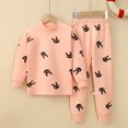 thumbnail image 2 of Ensemble de Pyjama en Coton pour Filles et Garçons, Haut à Manches Longues et Pantalon, 2 of 4