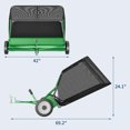 thumbnail image 3 of Eastvita 42-Inch Wide Tow-Behind Lawn Sweeper 12 Cu Ft Large Hopper/Tool-Free Adjustable Sweeping Height/Quick Assembly for Tractor/ATV/UTV, 3 of 7