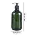 thumbnail image 4 of Usloyux 2Pcs 500ml Foaming Soap Dispenser Bottle, Refillable Plastic Pump Bottle for Hand Soap Body Lotion Shampoo, Bostons Round PET Container for Bathroom Kitchen Sink Countertop Travel Display, 4 of 9