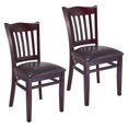 thumbnail image 1 of Beechwood Mountain Chaise d'Appoint Hybri en Chocolat (Lot de 2), 1 of 1