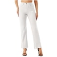thumbnail image 2 of Soki Dress Pants Women Work Business Pants Tummy Control Office Straight Leg Trousers High Waisted Ladies Slacks, 2 of 8