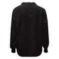 thumbnail image 4 of IROINNID Rabais T-Shirt à Manches Longues en Polyester pour Femmes, Décontracté, à Lacets, avec Poche, Col Rond, Haut/chemise, Noir, 4 of 4