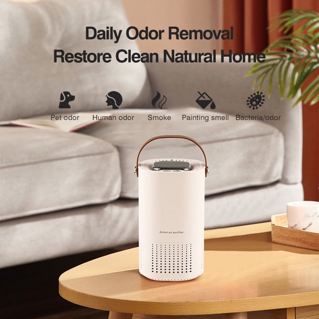 PEONAVET Air purifier Purifier for Home Bedroom, Fresheners Filter Small Room Cleaner ,With Touching Button for Car,,Allergies, Pet Dander,Remover,Office,Bedroom