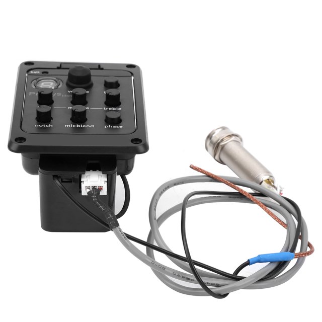 Accessoires de Guitare Double Mode avec Microphone, Préampli, Égaliseur, Accessoires de Guitare Piézoélectrique