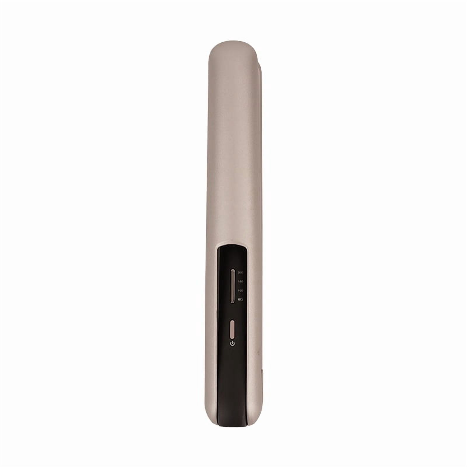 Wireless Hair Straightener, 4800mAh Battery, Ceramic Plates, Portable, 3 Temp Settings