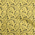 thumbnail image 1 of oneOone Rayon Yellow Fabric Asian Floral Block Craft Projects Decor Fabric Printed By The Yard 56 Inch Wide, 1 of 3